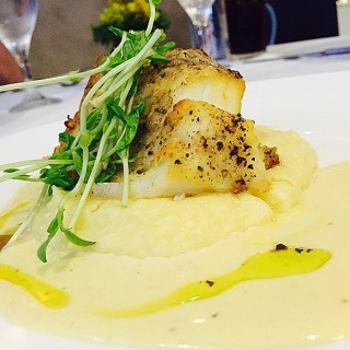 Chilean seabass with black truffle jus - dari Olio! Fine Dining Restaurant (Kaluangan) di Kaluangan |Cebu