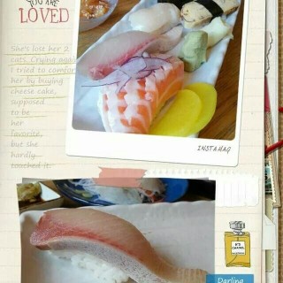 【極上厚切三文魚腩、油甘魚腩寿司】(相片由客戶提供) - 位於大圍的甘豐寿司 (大圍) | 香港
