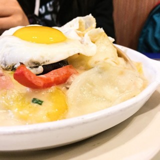 spaghetti carbonara w/ egg - 位於沙田的蘭香閣餐廳 (沙田) | 香港