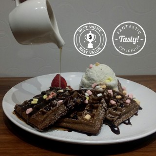 Chocolate Waffles - Somerset / Criollo Cocoa Cafe (Somerset)|Singapore