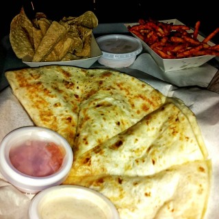 Chicken Quesadilla, Tortilla Chips, Freedom Fries - dari Army Navy (Cavite) di Cavite |Other Provinces