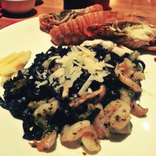 Squid Ink Pasta with Shrimps, Lobster - Mandaluyong / HEAT (Mandaluyong)|Metro Manila