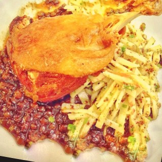 Crispy Duck Confit with Lentils and Apple Slaw - Ortigas's Wild Flour Cafe + Bakery (Ortigas)|Metro Manila