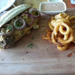Wingman Cheesesteak with curly fries - Taguig's Wingman (Taguig)|Metro Manila