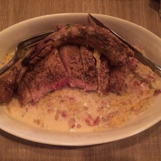 Pork Rack With Mashed Potatoes & Tomato Cubes - Little India Tekka Serangoon Road / Roots Kitchen & Bar (Little India Tekka Serangoon Road)|Singapore