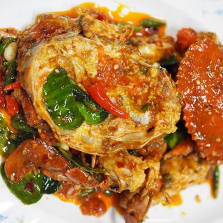 ปูไข่ผัดพริกขี้หนู - 位于คลองขวาง的แม่กลองหัวปลาหม้อไฟ (Dup.216707) (คลองขวาง) | 曼谷
