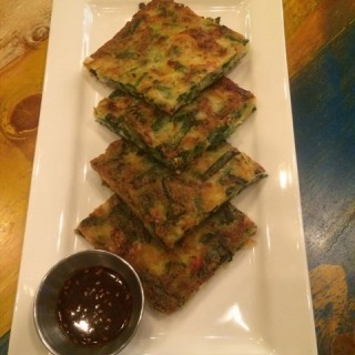 Seafood And Green Onion Pancake - Marine Parade's Chicken Up (Marine Parade)|Singapore