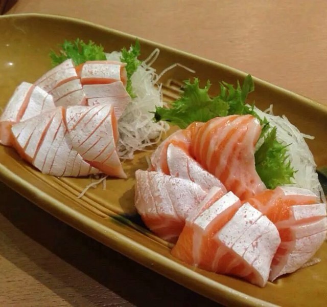 Salmon Belly Sashimi - Seputeh's Sushi Zanmai|Restaurant 